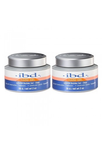 ibd LED/UV Builder Gel - Clear - 2oz / 56g - 2pk